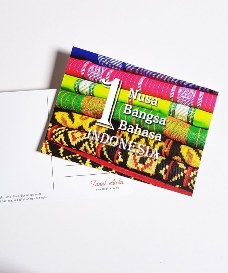Postkarte Kain Tenun