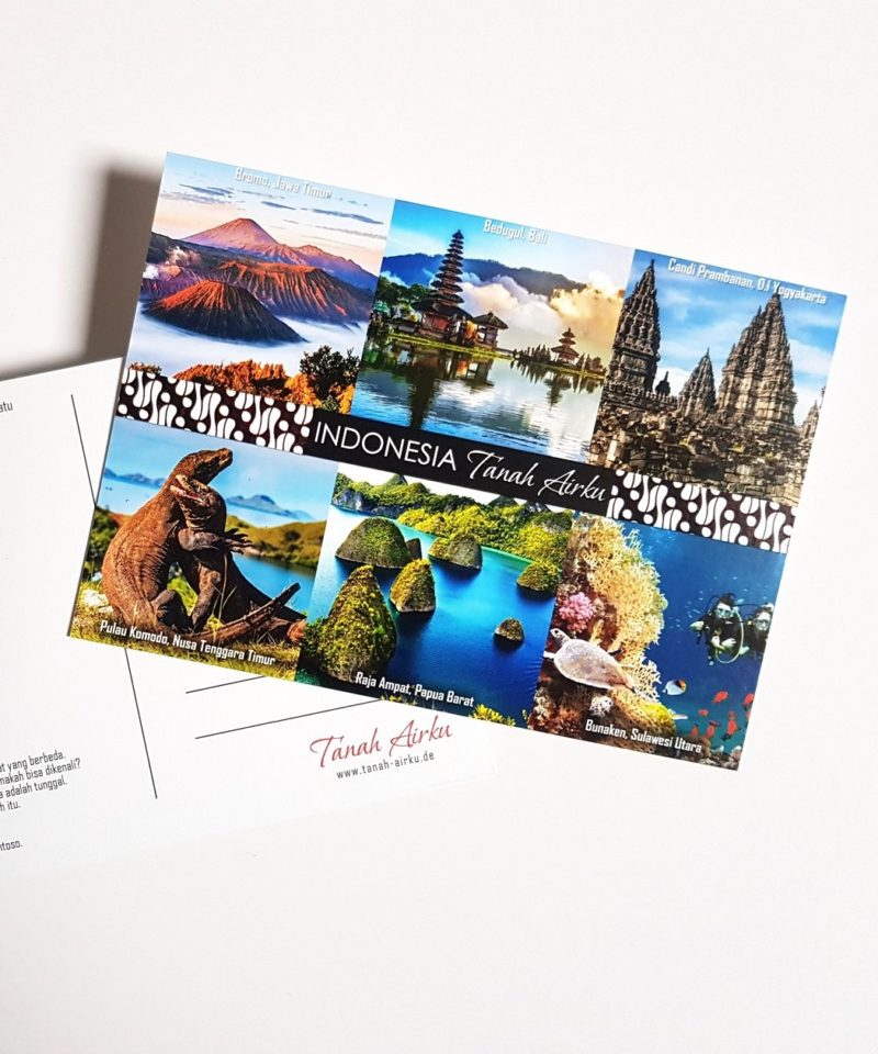 Postkarte Objek Wisata