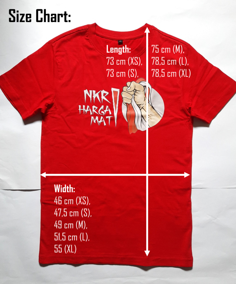 T-Shirt rot NKRI Harga Mati – Bild 3