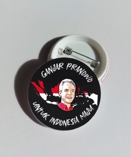 Pin Ganjar Pranowo untuk Indonesia maju