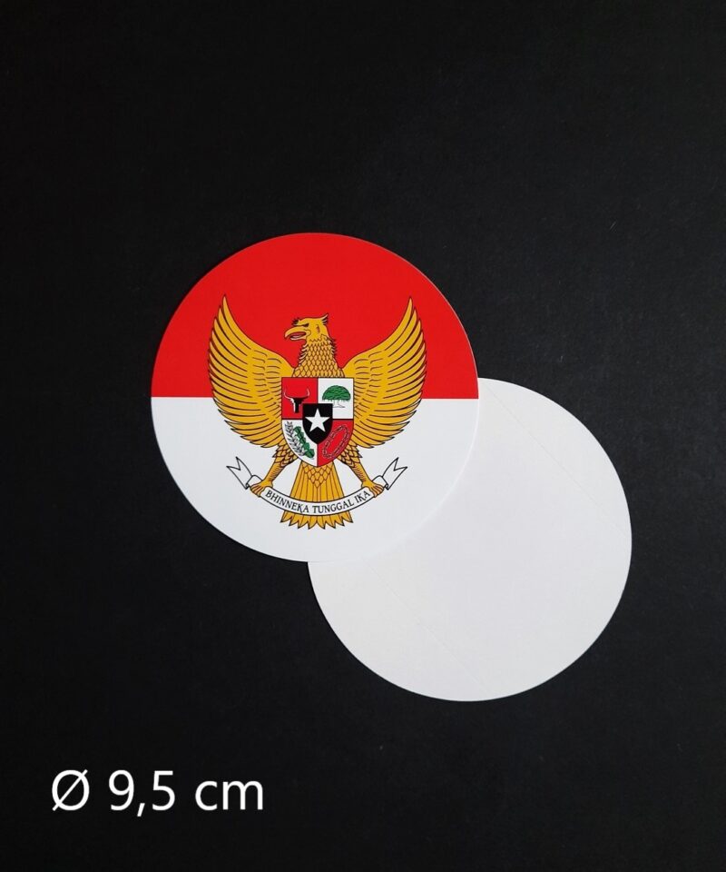 Sticker Bendera dan Garuda